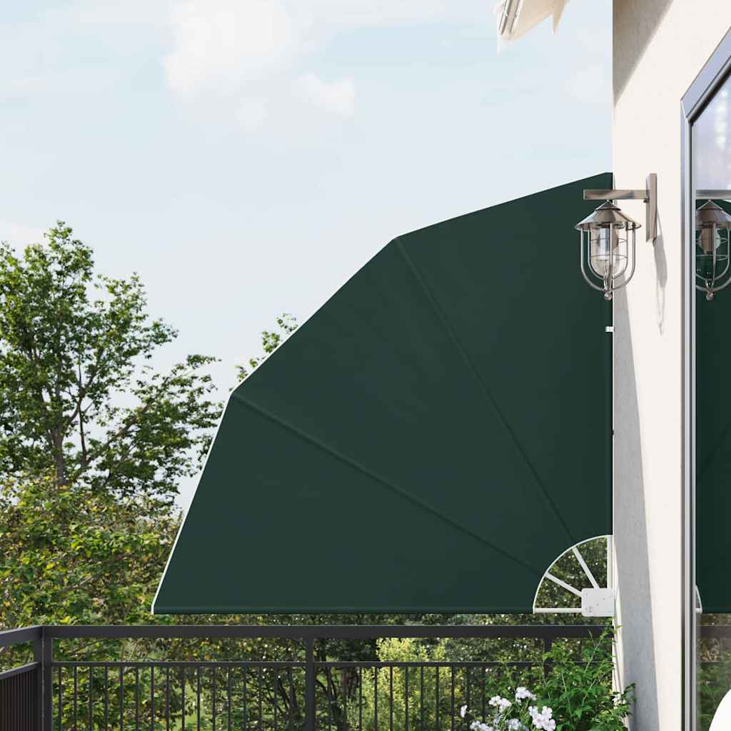 Vidaxxl frangivista per balcone verde scuro 140 x 140 cm in poliestere