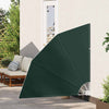 Vidaxxl frangivista per balcone verde scuro 140 x 140 cm in poliestere