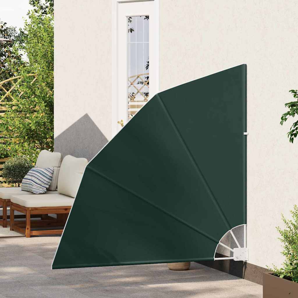 Vidaxxl frangivista per balcone verde scuro 140 x 140 cm in poliestere
