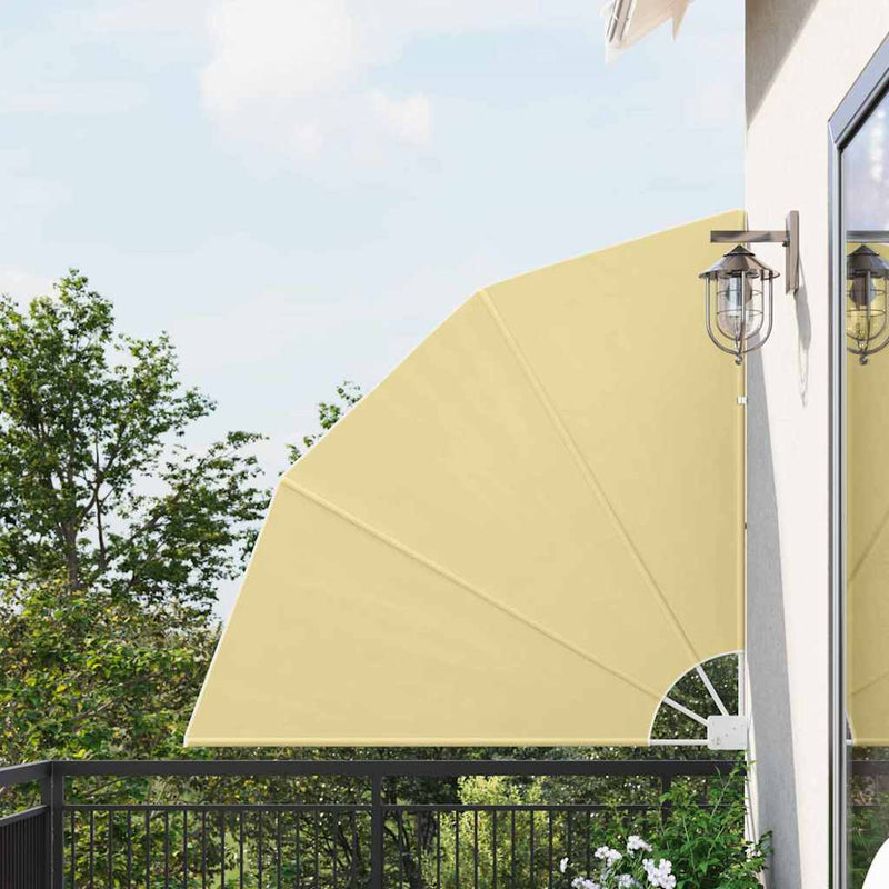 Vidaxx frangivista per balcone sabbia 140 x 140 cm in poliestere