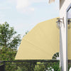 Vidaxl balkon privacy scherm zand 140 x 140 cm polyester
