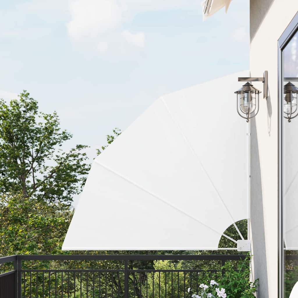 VidaXL protección visual para balcón blanco 140 x 140 cm poliéster