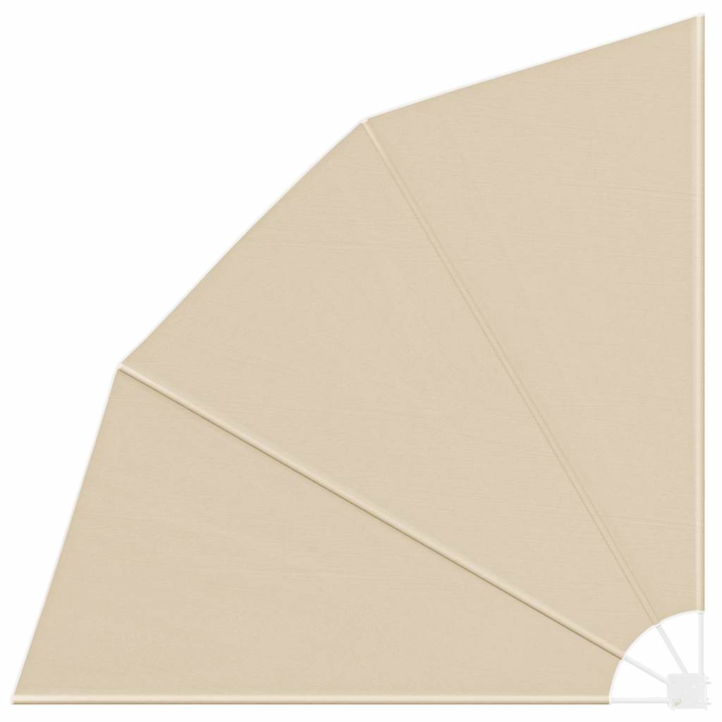 Vidaxxl frangivista per balcone beige 210 x 210 cm in poliestere