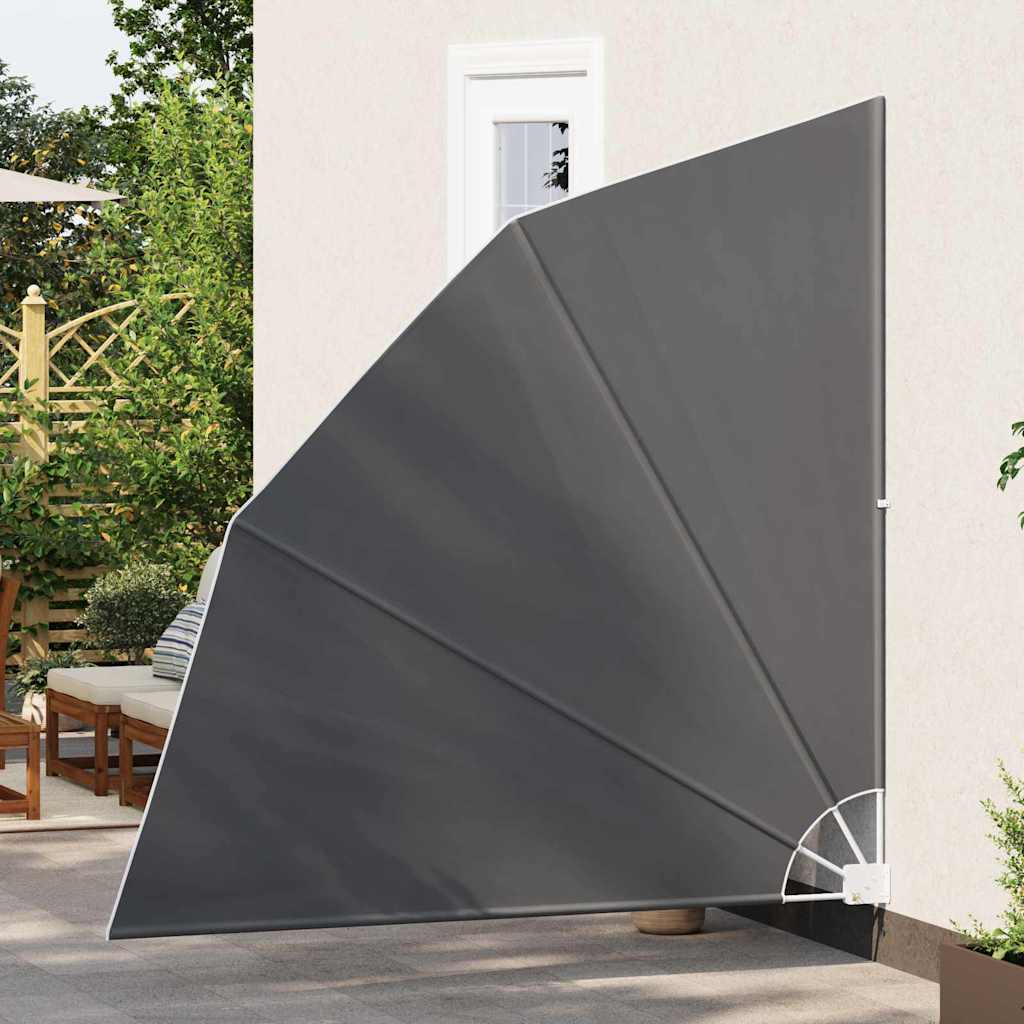 VidaXL frangivista per balcone nero 210 x 210 cm in poliestere