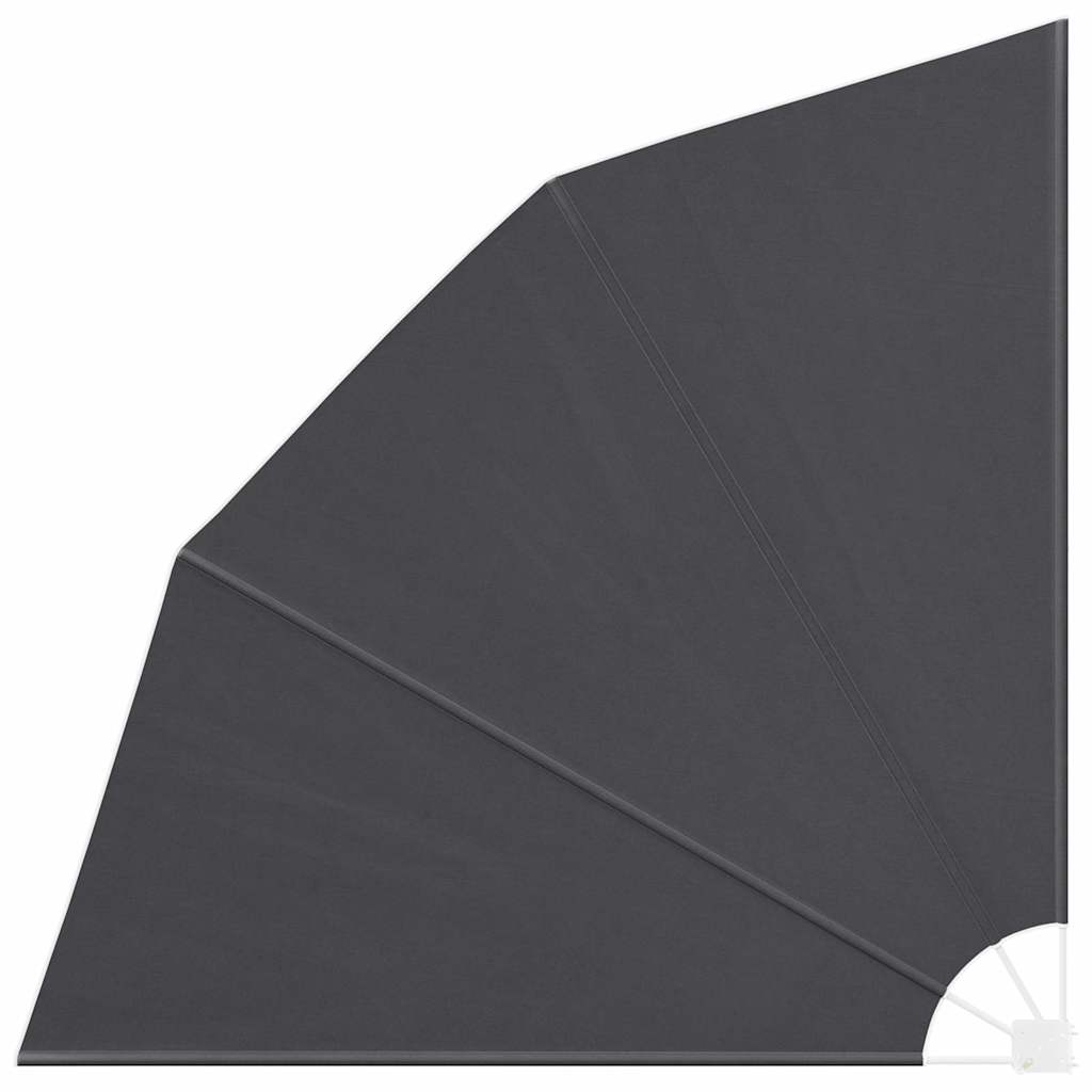 VidaXL frangivista per balcone nero 210 x 210 cm in poliestere
