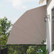 Vidaxl balkon privacy scherm taupe 210 x 210 cm polyester