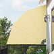 Vidaxl balkon privacy scherm zand 210 x 210 cm polyester