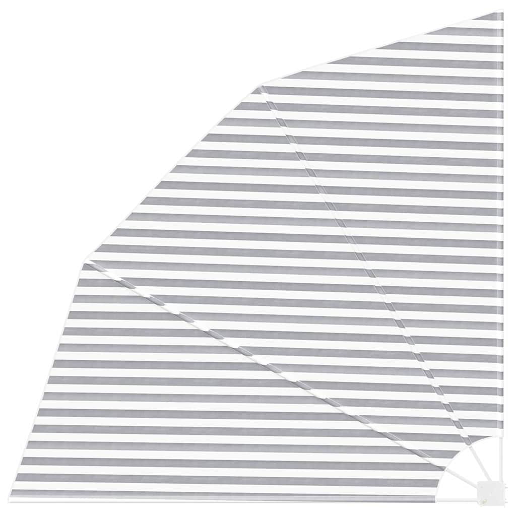 Vidaxxl protección visual para balcón antracita y blanco 210 x 210 cm poliéster