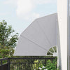 Vidaxl balkon privacy scherm grijs 115 x 115 cm polyester