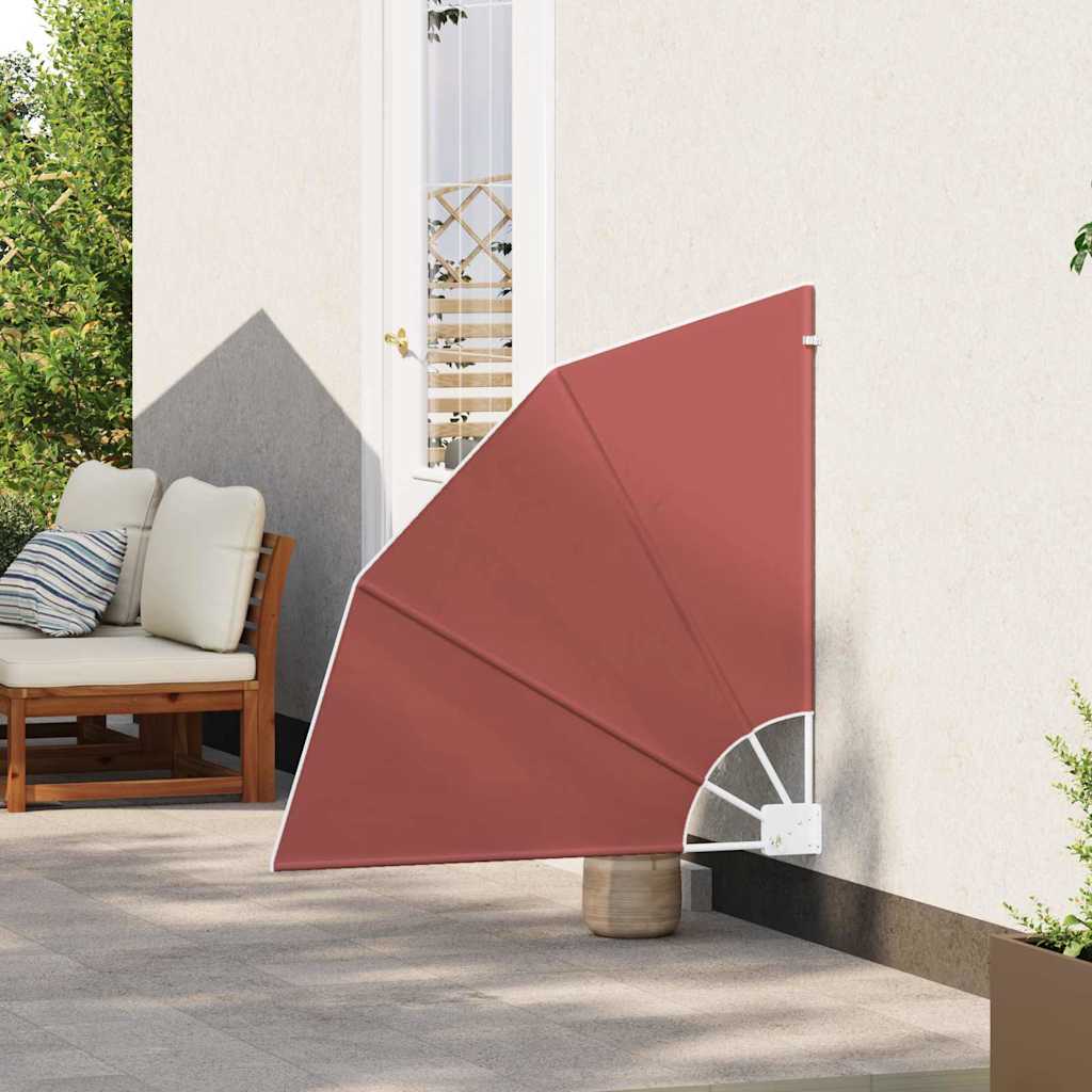 Vidaxx protección visual para balcón terracota 115 x 115 cm poliéster