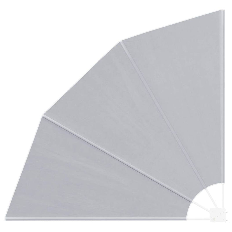 Vidaxl balkon privacy scherm grijs 160 x 160 cm polyester
