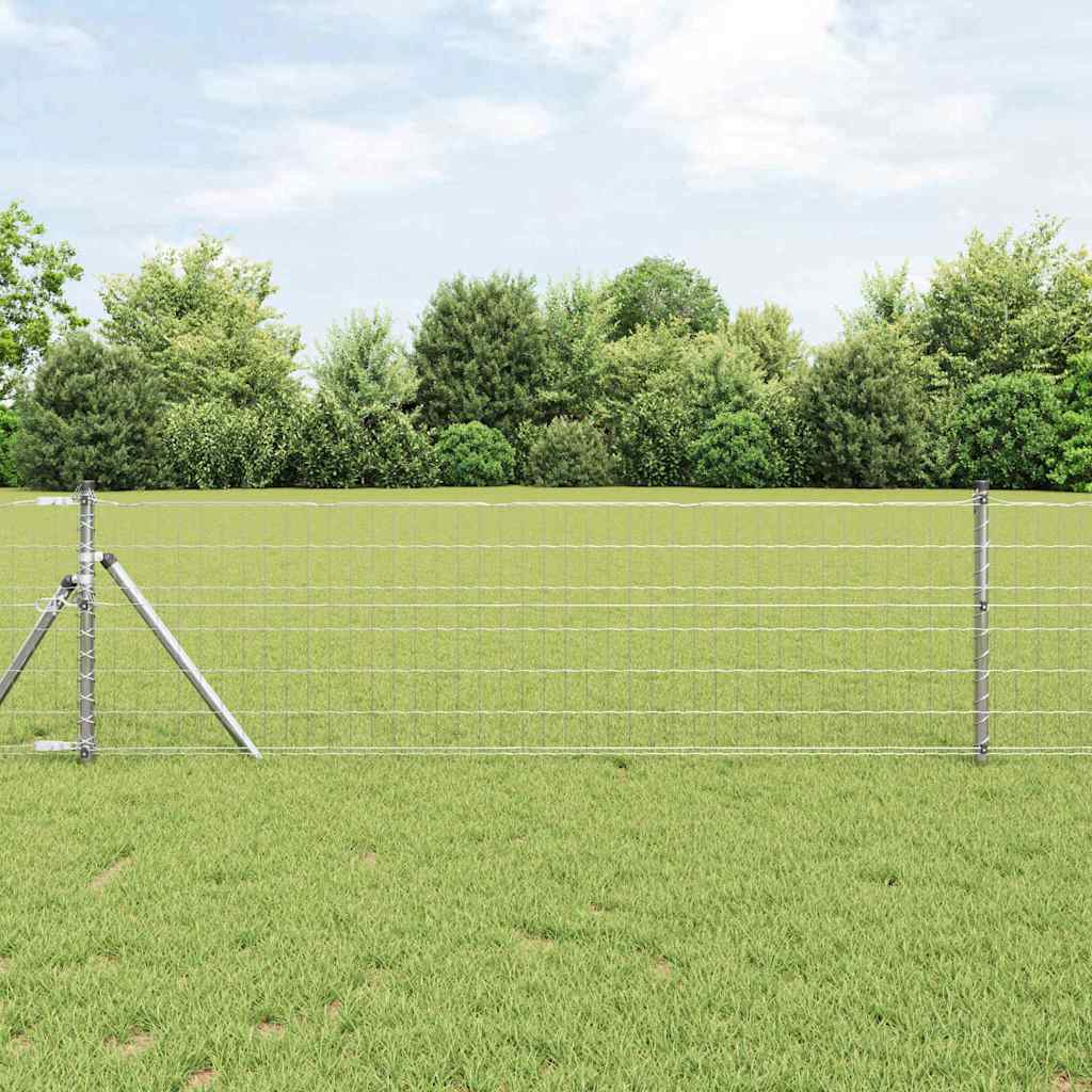 Vidaxl euro hek 0,8 x 10 m pvc-gecoat ijzer