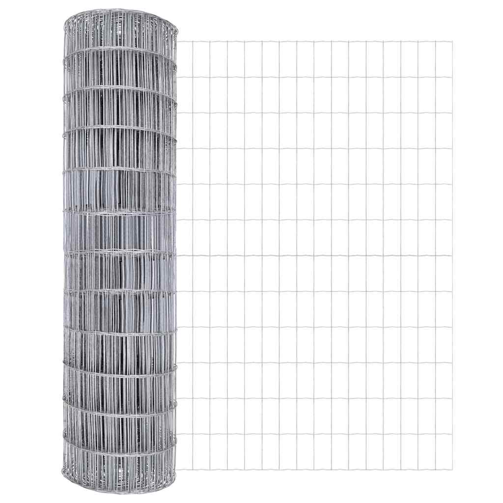 Vidaxl euro hek 1,2 x 10 m pvc-gecoat ijzer