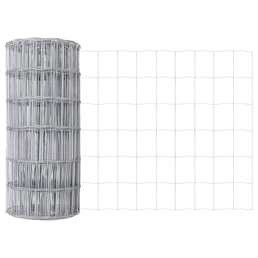 Vidaxl euro hek 0,6 x 10 m pvc-gecoat ijzer