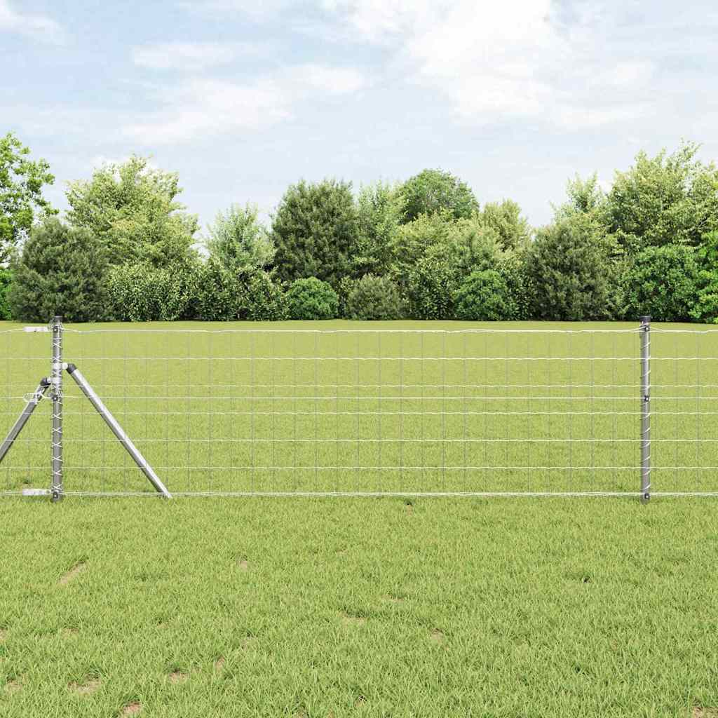 Recinzione europea Vidaxx 0,8 x 10 m in ferro rivestito in PVC