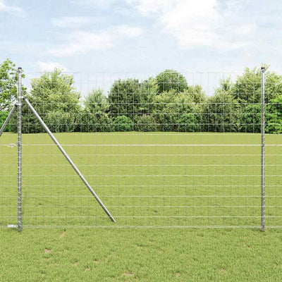 Vidaxx euro valla 1,5 x 10 m hierro recubierto de PVC