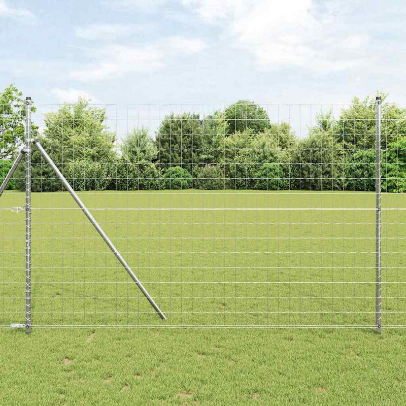 Vidaxl euro hek 1,6 x 10 m pvc-gecoat ijzer