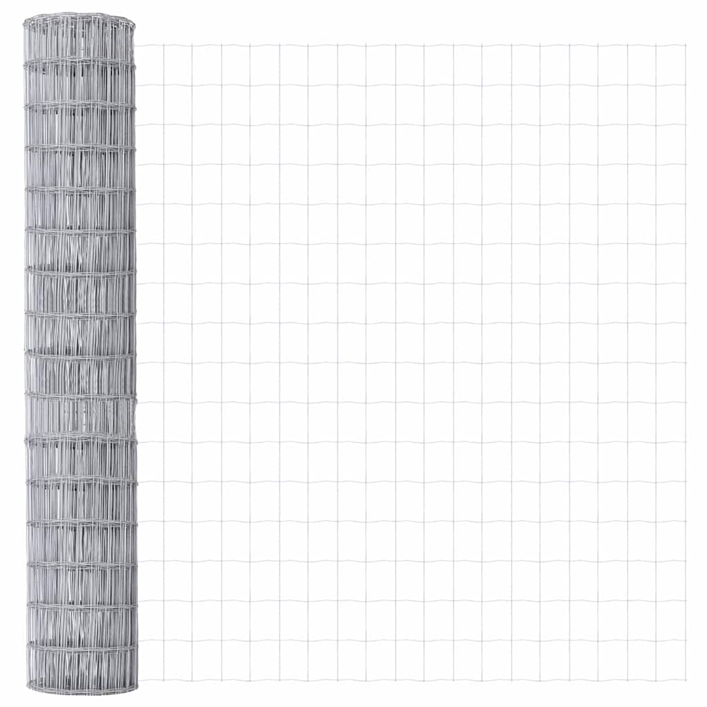 Vidaxl euro hek 1,6 x 10 m pvc-gecoat ijzer