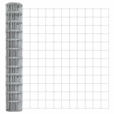 Vidaxl euro hek 1 x 10 m pvc-gecoat ijzer