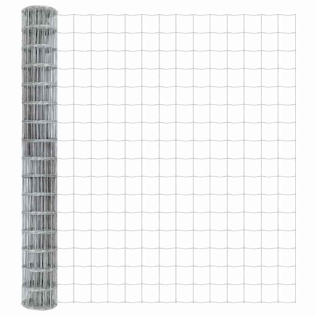 Vidaxl euro hek 1,6 x 10 m pvc-gecoat ijzer