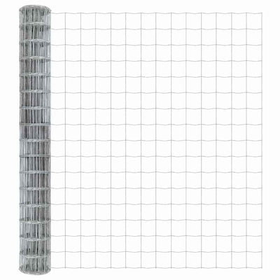Vidaxx euro valla 1,6 x 10 m hierro recubierto de PVC