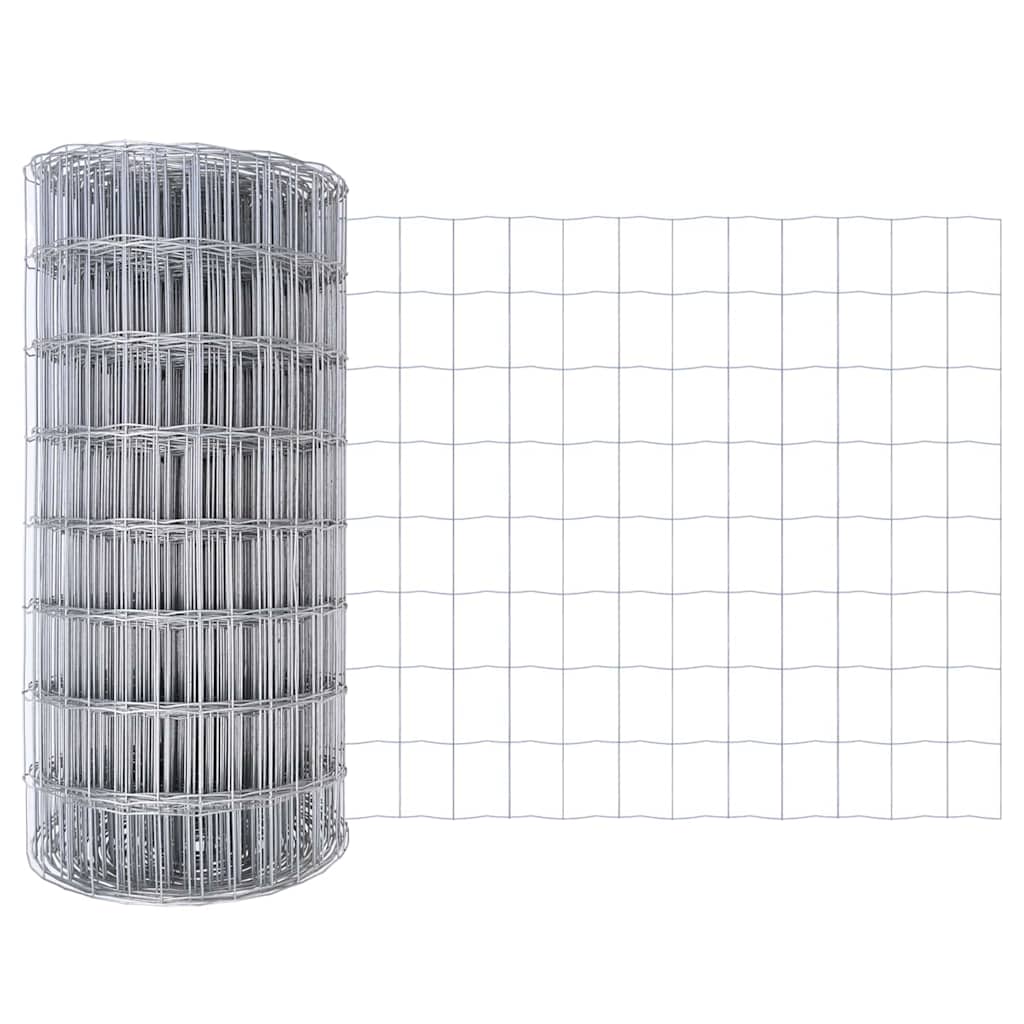 Vidaxl euro hek 0,4 x 10 m pvc-gecoat ijzer