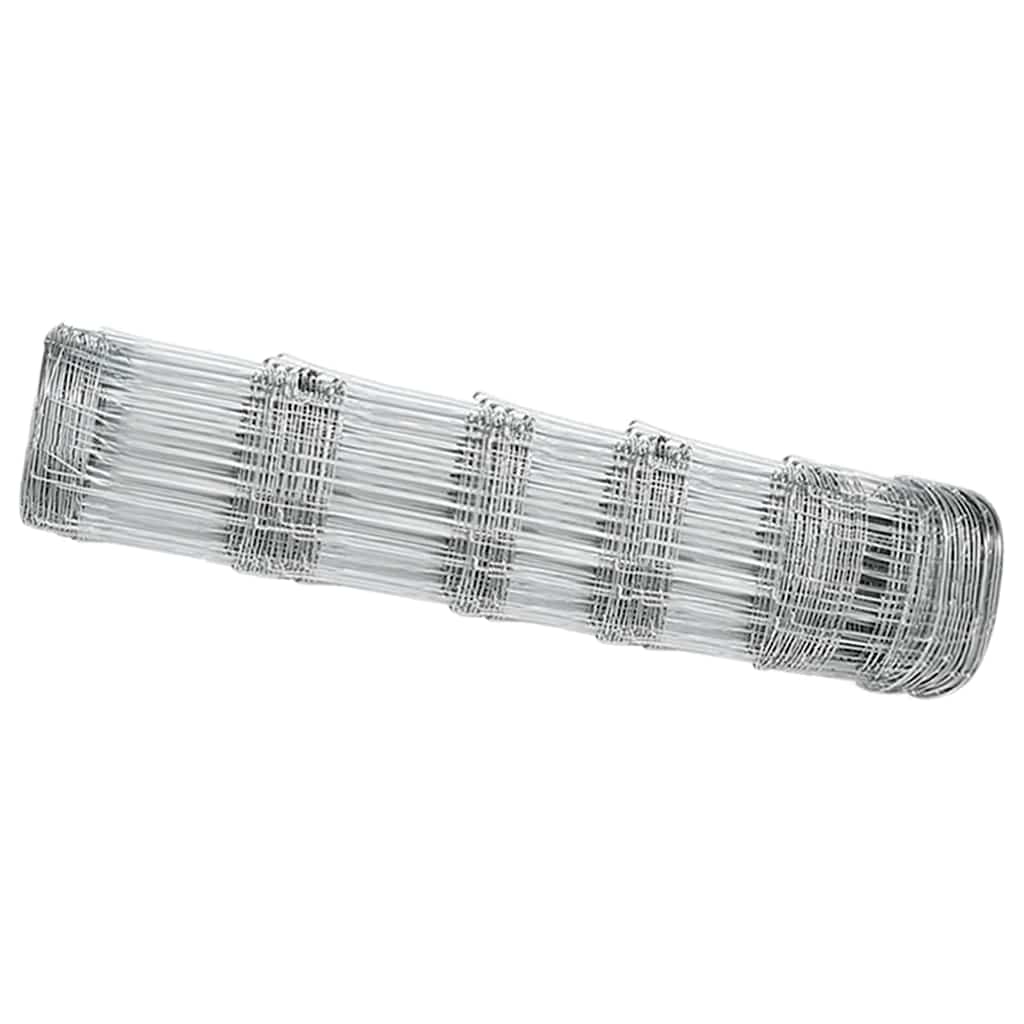 Vidaxl weidehekwerk zilver 25 x 0,8 m gegalvaniseerd staal