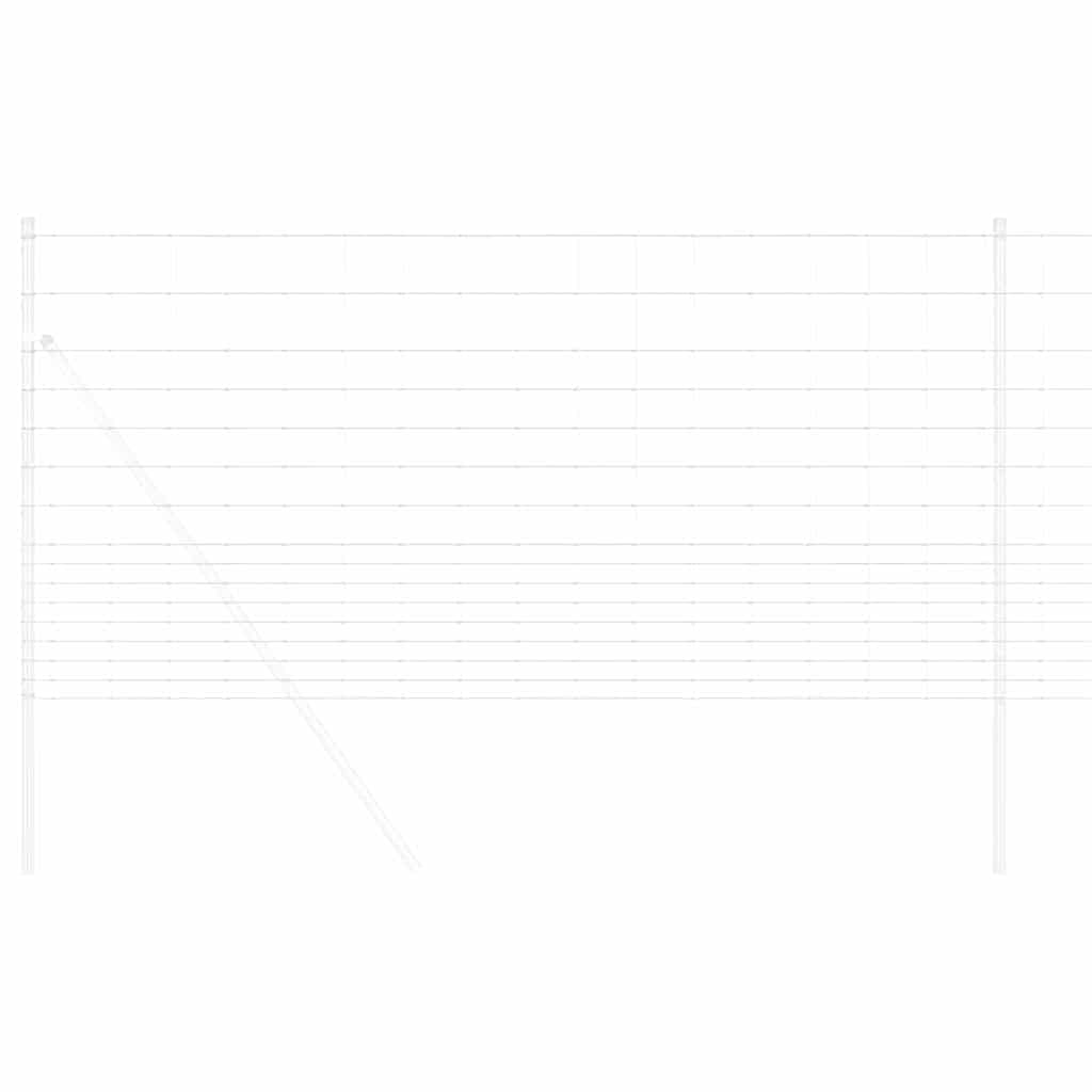 Vidaxl weidehekwerk zilver 25 x 1,2 m gegalvaniseerd staal