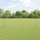 Valla para pastos vidaxl plata 25 x 1,4 m acero galvanizado