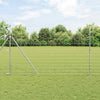 Valla para pastos vidaxl plata 25 x 1,5 m acero galvanizado