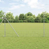 Vidaxl weidehekwerk zilver 25 x 1,5 m gegalvaniseerd staal