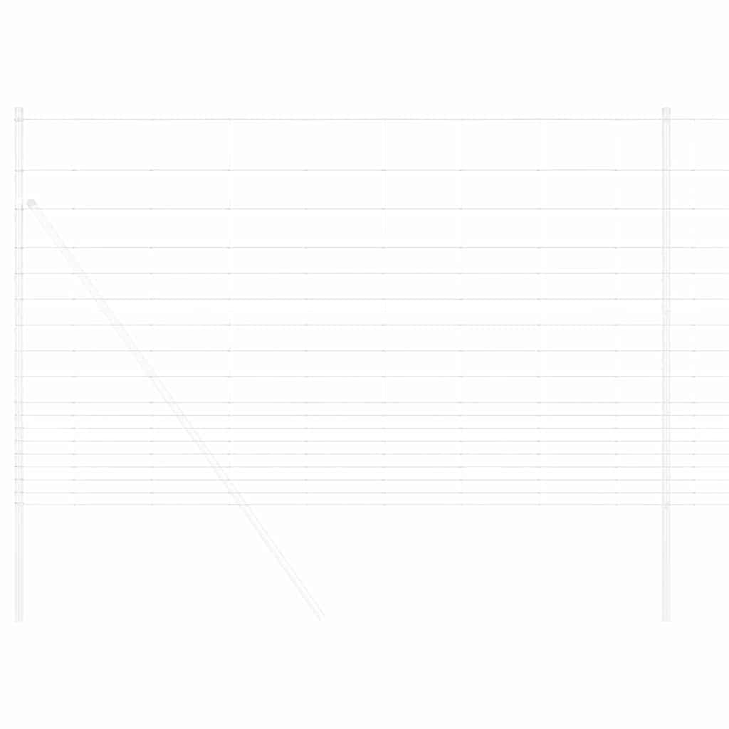 Vidaxl weidehekwerk zilver 25 x 1,5 m gegalvaniseerd staal