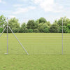 Recinzione pascolo Vidaxl argento 25 x 1,6 m in acciaio zincato