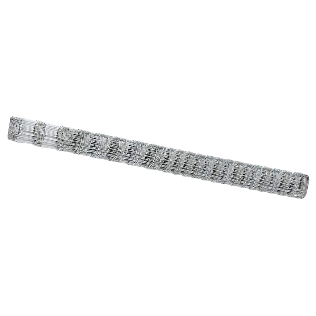 Vidaxl weidehekwerk zilver 25 x 1,6 m gegalvaniseerd staal