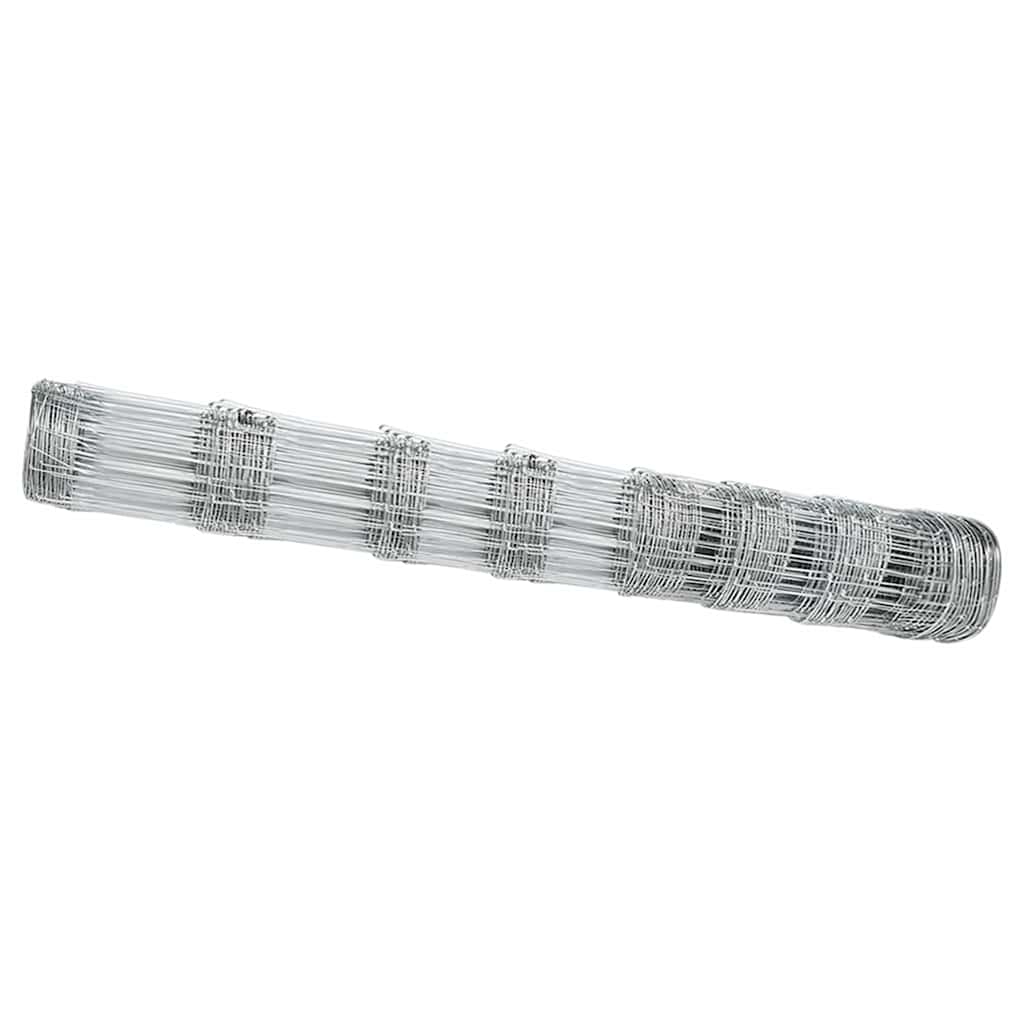 Vidaxl weidehekwerk zilver 100 x 1 m gegalvaniseerd staal
