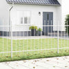 Vidaxl tuinhek wit 1,7 x 1 m poedercoating staal