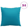 Cuscini per divano Vidaxx 4 pezzi in tessuto blu 50x50 cm