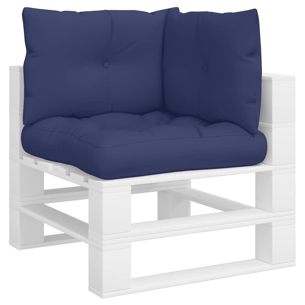 Cuscini per pallet VidaXL 3 pezzi in tessuto oxford blu navy