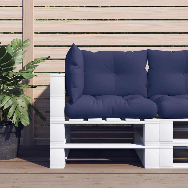 Cuscini per pallet VidaXL 3 pezzi in tessuto oxford blu navy