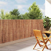 Valla de corteza vidaxl marrón 400 x 125 cm corteza