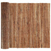 Valla de corteza vidaxl marrón 400 x 125 cm corteza