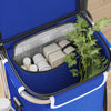 Carro tienda vidaxl azul 36,5 x 46,5 x 100,5 cm tela oxford