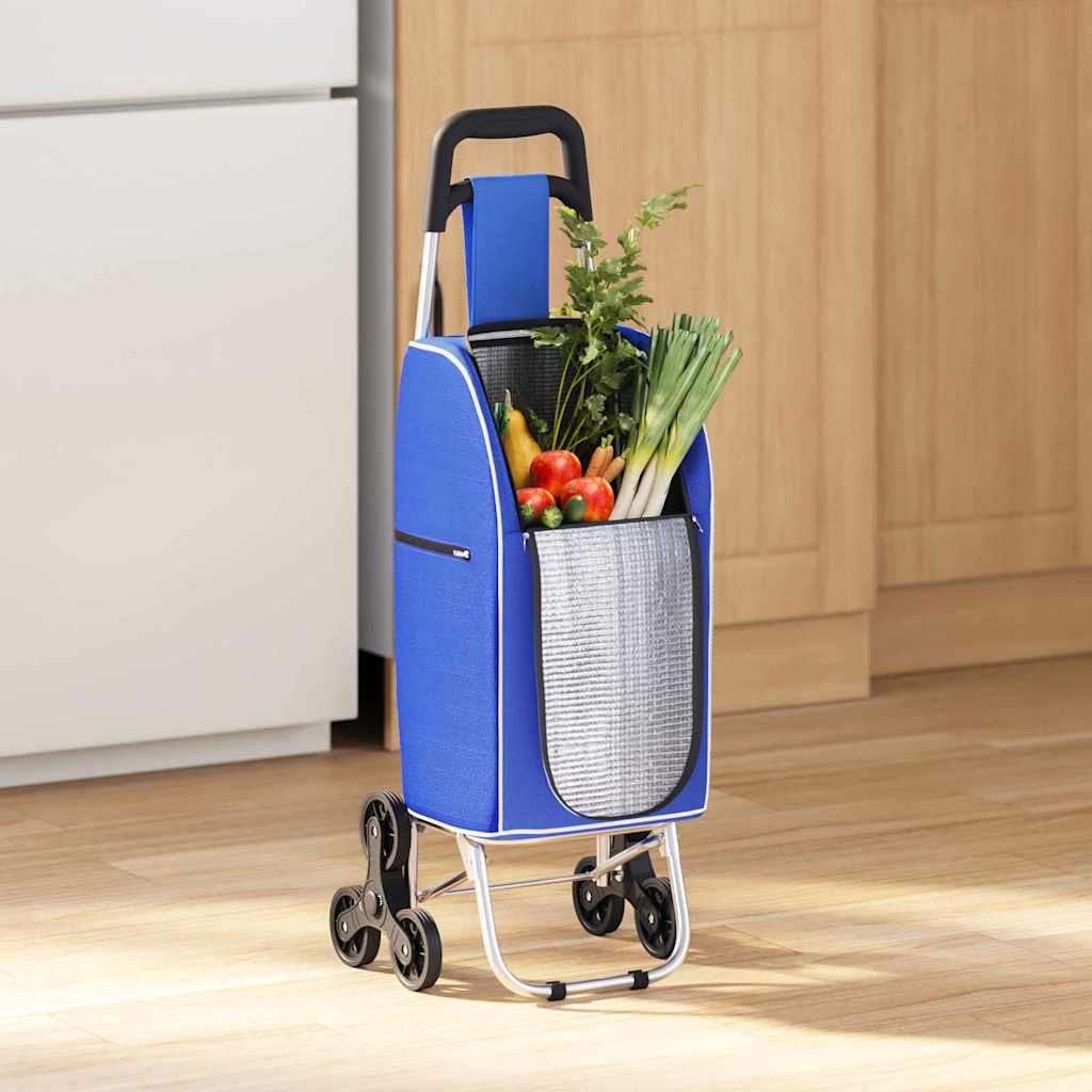 Carro tienda vidaxl azul 39,5 x 33 x 93 cm tela oxford
