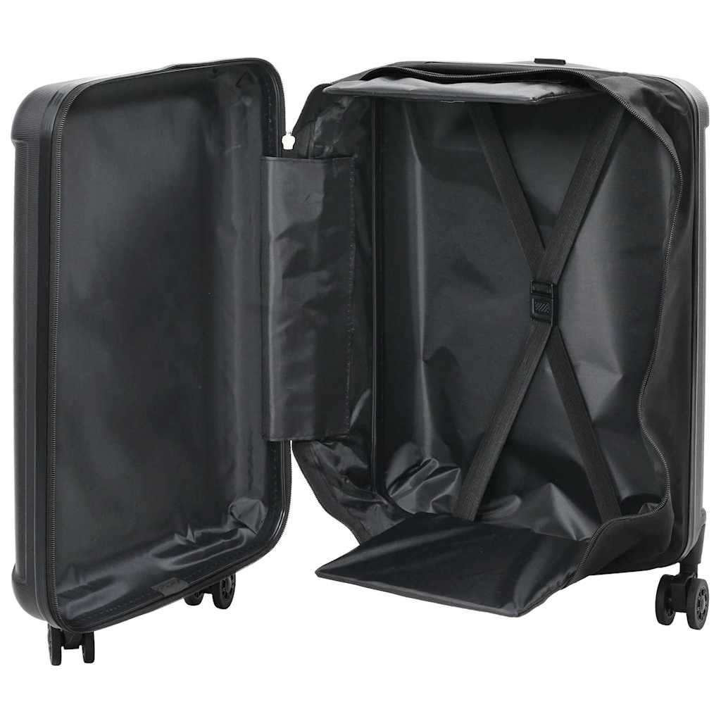Valigia Vidaxx con serratura nera 34 x 23 x 55,5 cm in plastica abs