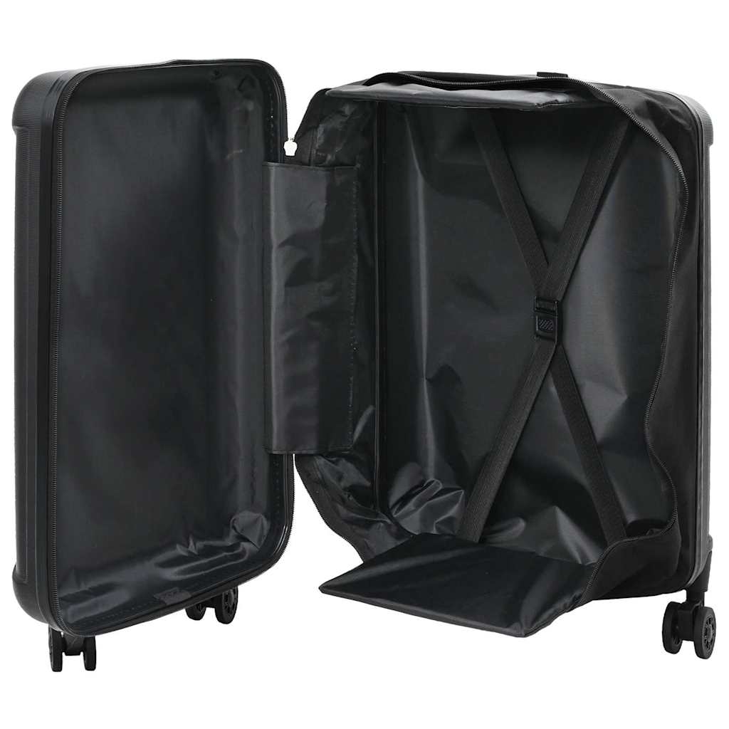 Valigia Vidaxx con serratura nera 43 x 27 x 66 cm in plastica abs