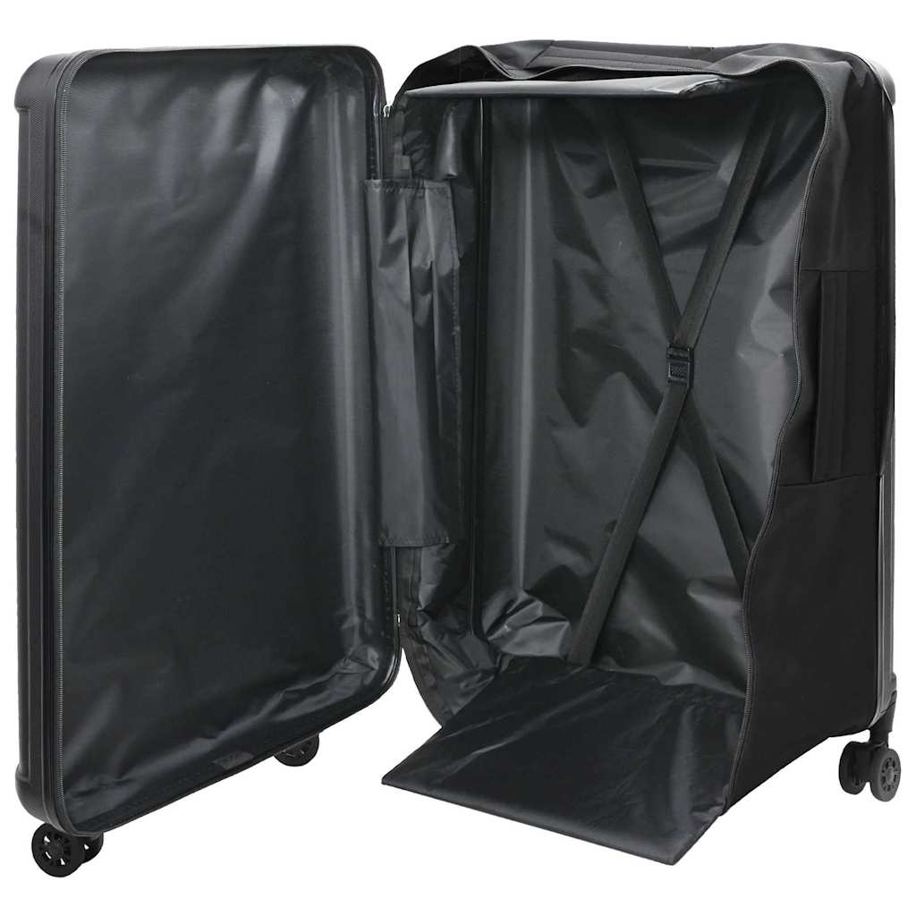 Valigia Vidaxx con serratura nera 50 x 30 x 76 cm in plastica abs