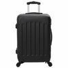 Valigia VidaXL con serratura 3 pezzi nera 50 x 31 x 78 cm in plastica abs