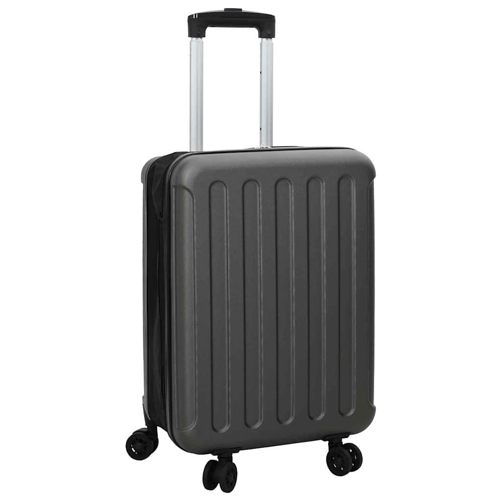 Vidaxx maleta con cerradura gris oscuro 34 x 23 x 55,5 cm plástico abs