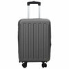 Vidaxx maleta con cerradura gris oscuro 34 x 23 x 55,5 cm plástico abs