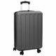 Vidaxx maleta con cerradura gris oscuro 43 x 27 x 66 cm plástico abs